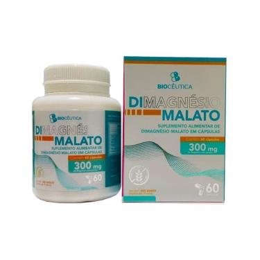Imagem de Suplemento Magnésio Dimalato 300Mg  60 Caps  - Biocêutica