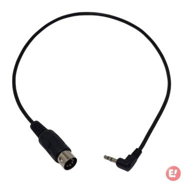 Imagem de Cabo TRS MIDI x P2 45cm Preto | E Musical