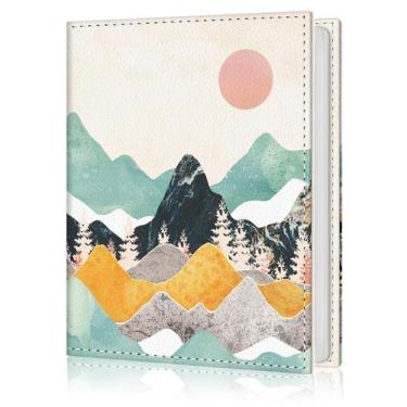 Imagem de Álbum de fotos Lebrocoli 10x15cm 56 bolsos em couro PU