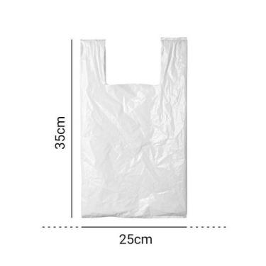 Imagem de Sacola 25x35cm Branca 1.000 Unidades Orleplast
