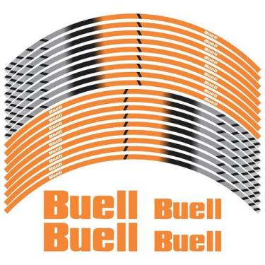 Imagem de Friso Adesivo Refletivo Buell - Alta Durabilidade e Proteção - Cromo S