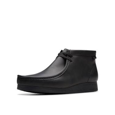 Imagem de Clarks Bota masculina Wallaston Oxford, Couro preto, 45