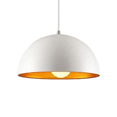 Imagem de CHENKUI Lustres, abajur minimalista com acabamento de metal polido a óleo, luminária de teto de cabeça única industrial E26/E27 estilo japonês, luzes para sala de jantar e sala de estar, restaurante