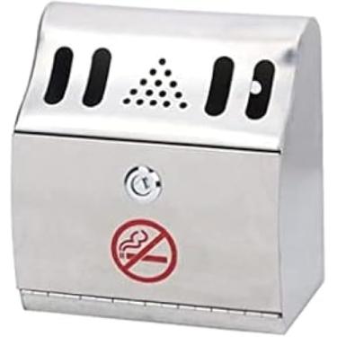 Imagem de Cinzeiros Ao Ar Livre Cinzeiro Montado Na Parede Cinzeiro Ao Ar Livre Cinzeiro Ao Ar Livre Escaninho De Cinzas Coletor De Coluna De Fumaça Caixa De Fumaça Cinzeiro De Parede Externa Cig, A
