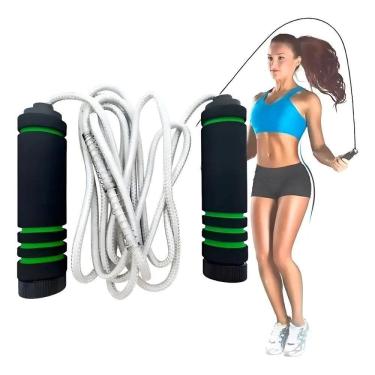 Imagem de 2X Corda Pular Ajustável Funcional Cross Jump Rope - Mbfit