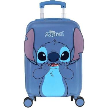 Imagem de Mala de Bordo Stitch Azul 3D MF10533SC - luxcel