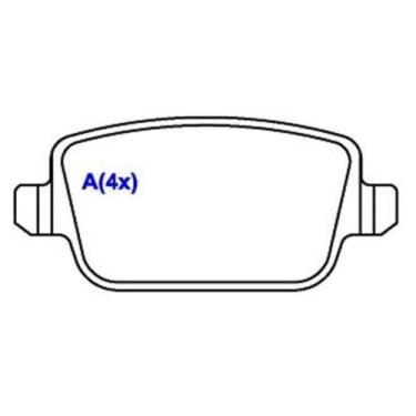 Imagem de Pastilha Freio Traseiro Freelander 2 2007 a 2015 Syl 3280