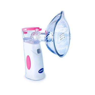 Imagem de Inalador Nebulizador Bateria Recarregável Medicate Rosa
