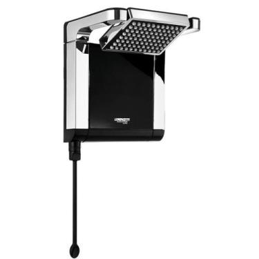 Imagem de Chuveiro De Parede Acqua Star Ultra Preto/Cromado 220v Lorenzetti