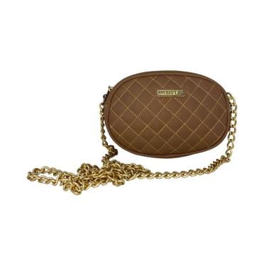 Imagem de Bolsa Transversal Corrente Redonda Abc Bags 6944 - C.Dourado