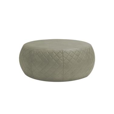 Imagem de Puff Cleo 105cm Trêsse PU Sintético Bege Escuro - Gran Belo