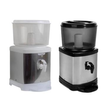 Imagem de Bebedouro Acquamar Inox com Base de Barro 6 L  Filtro com Carvão Ativa