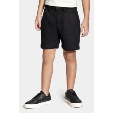 Imagem de Bermuda Aramis Infantil Confort Chino Color Preto-Masculino