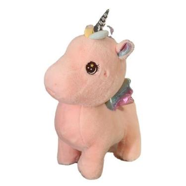 Imagem de Boneca de pelúcia, desenho animado, unicórnio, 45 cm, boneco de pônei 