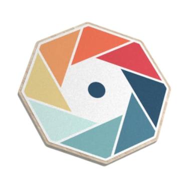 Imagem de Pegciuho Treinamento Do Núcleo Do Quadro de Balanço de Madeira, 360 Rotação, Mesa Bambolear, Treinamento de Equilíbrio para Exercícios Corporais, Colorido