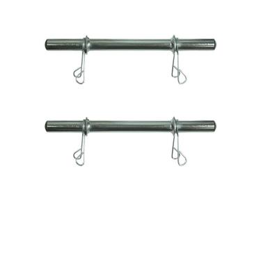 Imagem de Kit Par De Barra Oca 0,40Cm Academia Treino Musculação