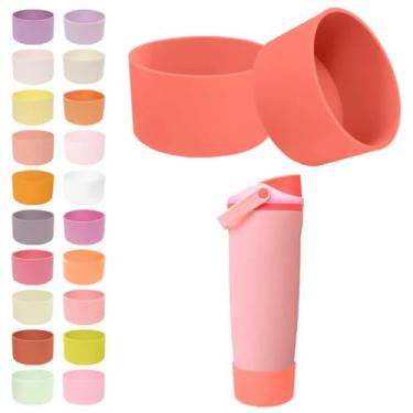 Imagem de Kaitiaki 2 peças de botas de silicone para garrafas e copos FreeSip Sway Owala de 850 g e 1,134 g – Antiderrapante, resistente a arranhões, realçador de estabilidade para acessórios Owala, disponível