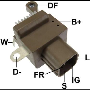 Imagem de Regulador voltagem 14V Toyota Corolla 2009 a 2024 Gauss 