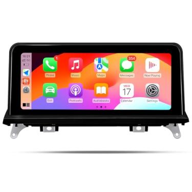Imagem de Tela sensível ao toque de 26.0 cm 1920 * 720 para BMW X5 X6 CIC E70 E71 (2011-2013) sem fio CarPlay Android atualização automática de fábrica rádio automotivo mantém amplificador original estéreo