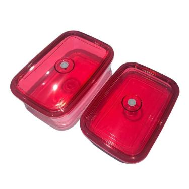 Imagem de Potes Herméticos Com Tampa De Vedação E Botão De Ar