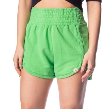 Imagem de Short Feminino Over Surf Boxer Moletom Preto-Feminino