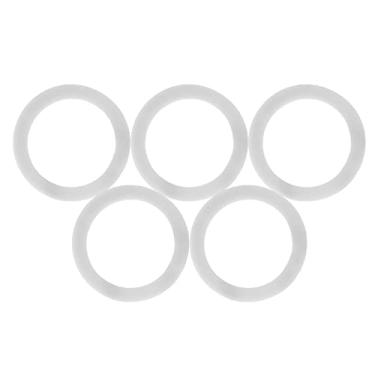 Imagem de 5 peças de crachá para máquina de crachá de gaxeta de plástico combinando ferramenta auxiliar espaçador para fazer emblemas (44 mm)