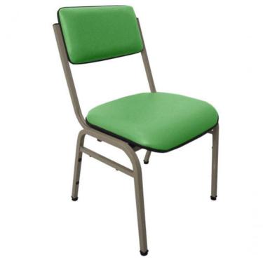 Imagem de Cadeira Empilhável Para Auditórios Linha Hotel Smart Verde