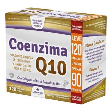 Imagem de Coenzima Q10 + Colágeno Hidrolisado - 120 Cápsulas - La San Day