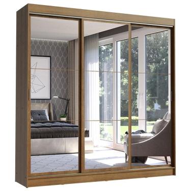 Imagem de Guarda Roupa Casal 3 Portas com Espelho Istambul Madesa