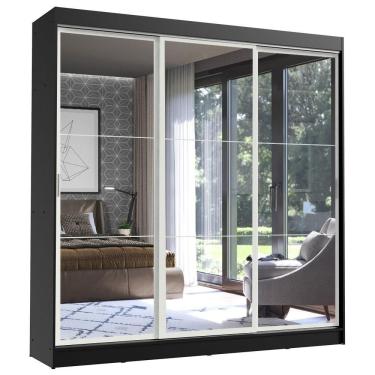 Imagem de Guarda Roupa Casal 3 Portas com Espelho Istambul Madesa
