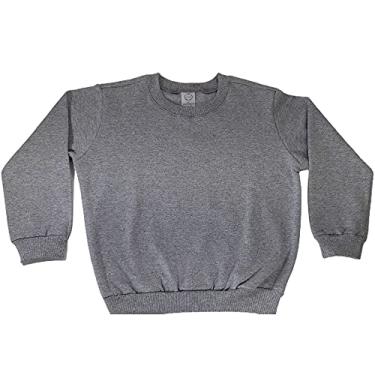 Imagem de Blusa de Moletom Infantil, Baby Deluxe, Mescla, 3 Anos