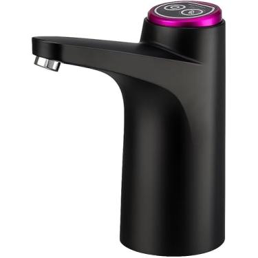 Imagem de Bomba Elétrica para Galão de Água Mineral Recarregável Portátil USB Botão Smart Touch Automática, Portátil e Compatível com 10L/20L/25L