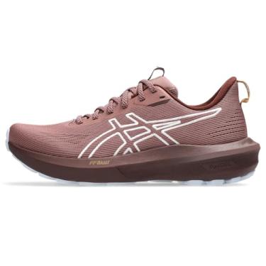 Imagem de ASICS Tênis de corrida feminino GT-1000 14, Nature Bathing/Rubble Red, 41