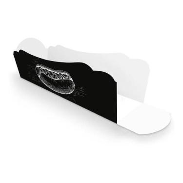 Imagem de Embalagem Para Cachorro Quente Hotdog 19Cm - Preto 1000Un - Pdv Print