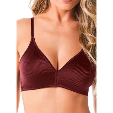 Imagem de Sutiã Sem Aro Demillus 061100 Moderato Poliamida T. 42/52, 46, 50, Vin