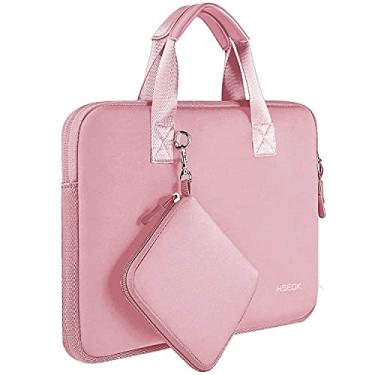Imagem de Hseok Capa para laptop de 13,3 a 14 polegadas com bolsa pequena, bolsa de neoprene para computador compatível com MacBook Pro de 14 polegadas M4/M3/M2/M1 2025-2021, Mac Air/Pro de 13,3 polegadas e a