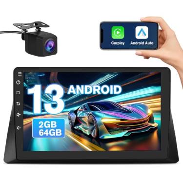 Imagem de EagleNav Rádio estéreo Android 13 para Honda Accord 2008-2013, tela sensível ao toque de 10,1 polegadas com SWC AM FM WiFi GPS DSP BT com câmera reserva de 2 GB + 64 GB