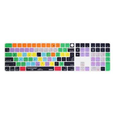 Imagem de XSKN Capa de teclado Ableton Live Shortcuts para Apple 2024 iMac M4 Chip Magic Keyboard com Touch ID e teclado numérico A3119