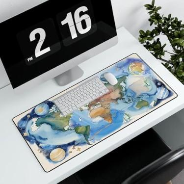 Imagem de Mouse Pad Gamer Vários Modelos Diversos Populares Pop (Mapa Mundi | 1975,90x55cm)