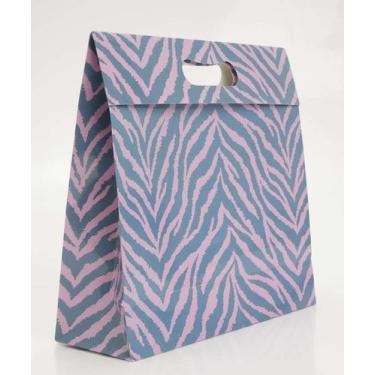 Imagem de Embalagem Presente Sacola Estampa Animal Print Marisa-05125, UN, Rosa 