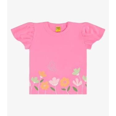 Imagem de Blusa Infantil em Meia Malha Rovi Kids Rosa - Rovitex Kids, 2, Rosa