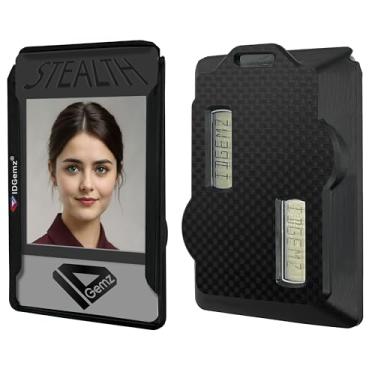 Imagem de IDGemz Porta-crachá para tokens RSA SecurID - Stealth Black - comporta até 4 emblemas (comporta 2 fichas)