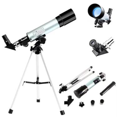 Imagem de Telescópio Astronômico Com Tripé | Luneta F36050 | Portátil | Fácil De Usar | Ideal Para Crianças | Para Amantes Da Astronomia | Telescopio Astronomico Profissional | Amador | Infantil