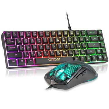 Imagem de Teclado e mouse pequenos para jogos