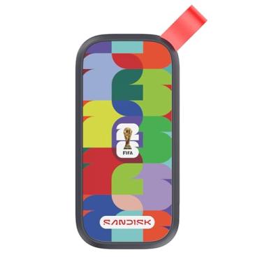 Imagem de SANDISK SSD portátil da Copa do Mundo 2026 da FIFA de 1 TB, até 800 MB/s - compatível com laptops, tablets e telefones Android - Preto - SDSSDE30F-1T00-G25