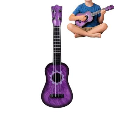 Imagem de Ukulele para Crianças - Brinquedo Infantil Instrumento de 4 Cordas Pequeno | Instrumento Musical de Treino Infantil | Para Infantário Casa Escola Viagem Playroom Festa Reuniões e Presente