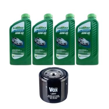 Imagem de Kit troca 4 Oléos 20w50 + Filtro Uno/Premio/Elba 1984 á 1996 1997 1998 1999