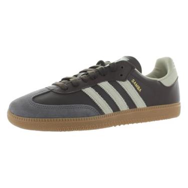 Imagem de adidas Originals Tênis de futebol masculino Samba, Chocolate/Taupe, 39