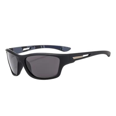 Imagem de Unissex Óculos De Sol Polarizado Óculos De Sol Estilosos À Prova De Vento Adequado Para Corrida Direção E Ciclismo Pesca E Viagem (Preto)
