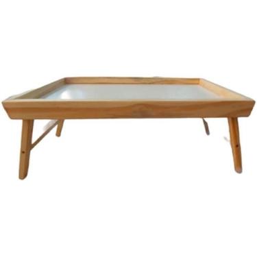 Imagem de Bandeja Plástica Madeira Cafe da Manha - Real Seda